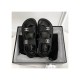 Chanel Crystal CC Velcro Sandals 261154