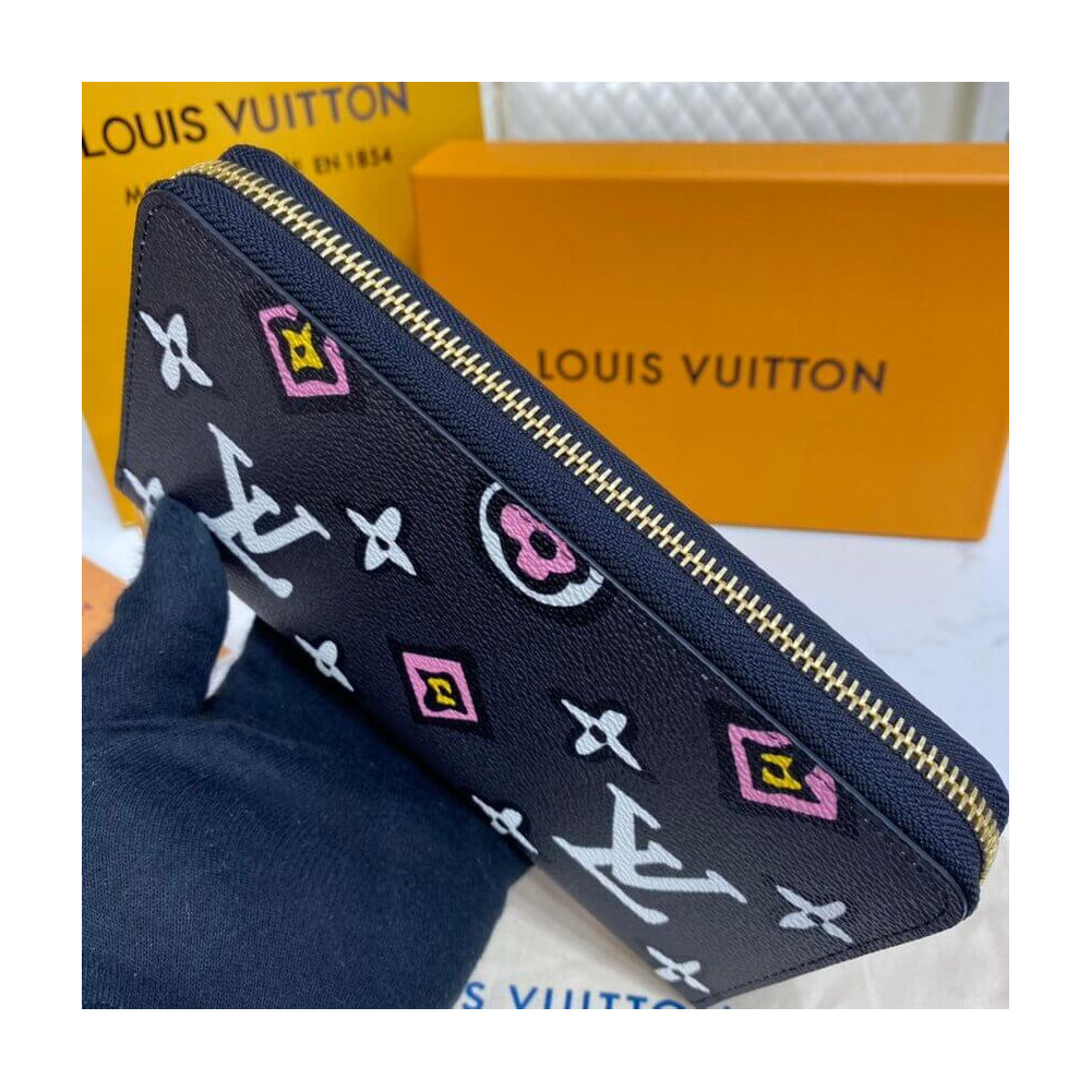 Louis Vuitton Monogram Pattern Zippy Wallet M80676 M80683