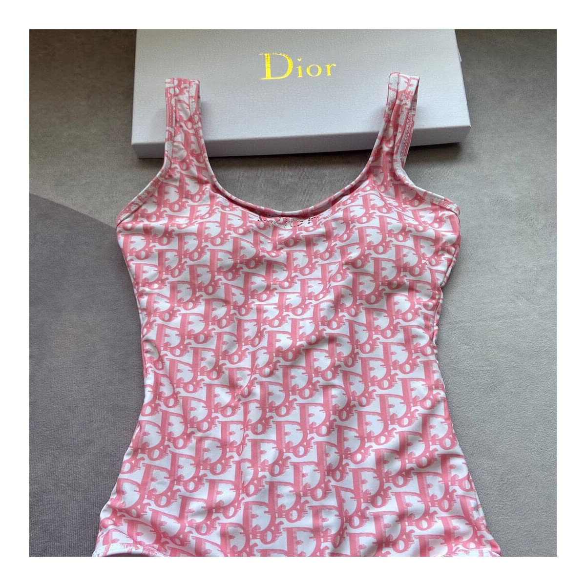 Dior Monogram One-Piece Swimsuit 259466