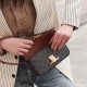 Celine Shoulder Bag Claude In Triomphe Canvas And Calfskin 194142