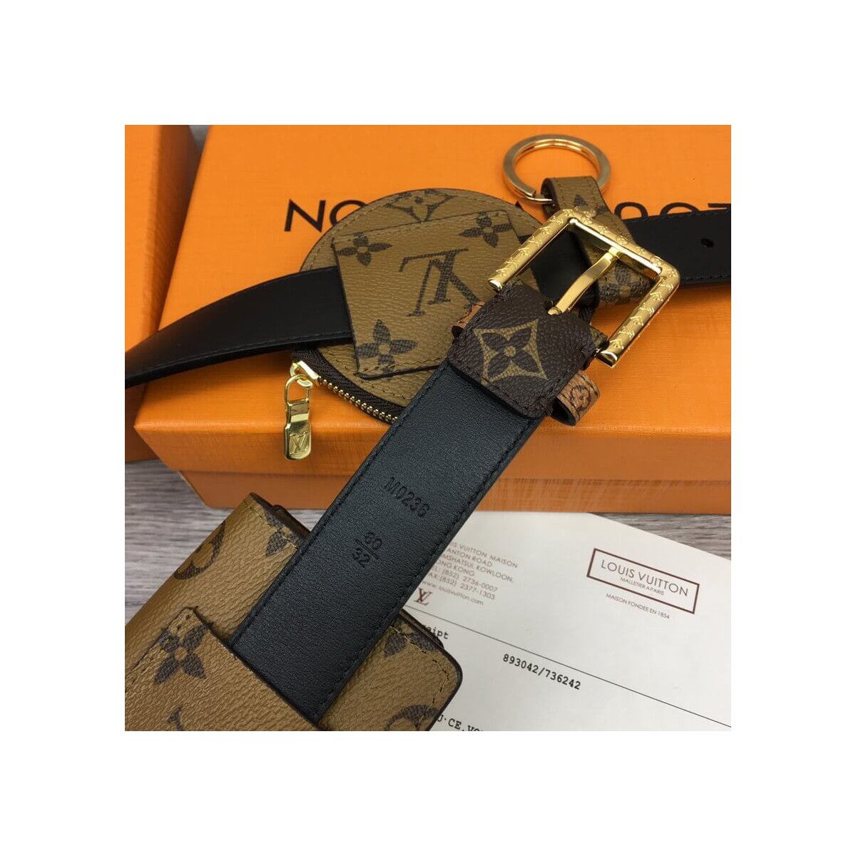 Louis Vuitton Daily Multi Pocket 30mm Belt M0345U