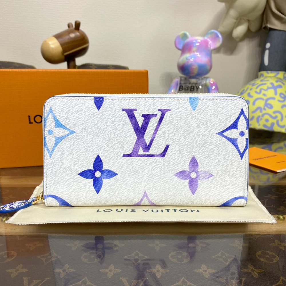 Louis Vuitton Monogram Flower Patterns Zippy Wallet M82384 M82385