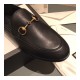 Gucci Leather Horsebit Loafer 414998 Black