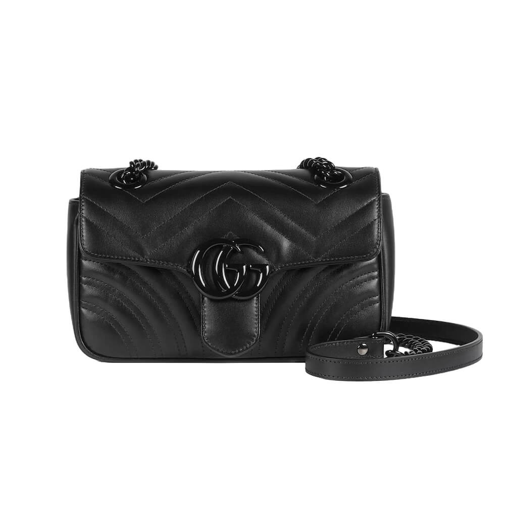 Gucci GG Marmont Mini Shoulder Bag 446744 Black