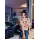 Gucci GG Apple Print Wool Jacquard Top 606117