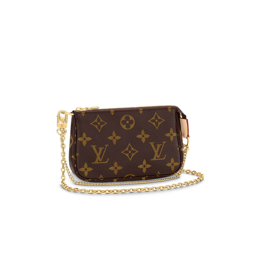 Louis Vuitton Monogram Canvas Mini Pochette Accessoires On Chain M82510