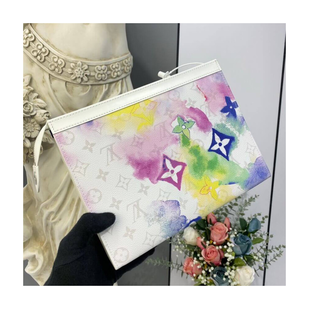 Louis Vuitton Monogram Watercolor Pochette Voyage MM M80460