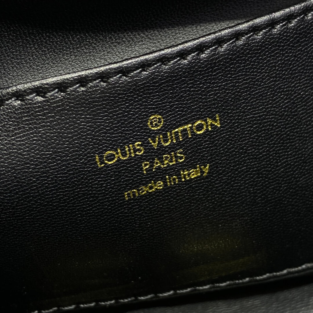 Louis Vuitton GO-14 MM Bag M23569 Black/Pink