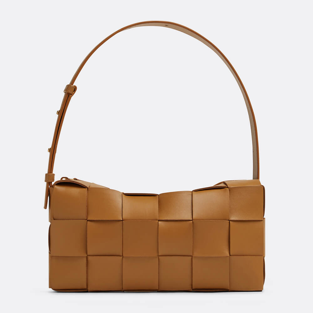 Bottega Veneta Brick Cassette Camel