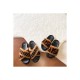 Fendi Logo Shearling Fur Slides Sandals F126