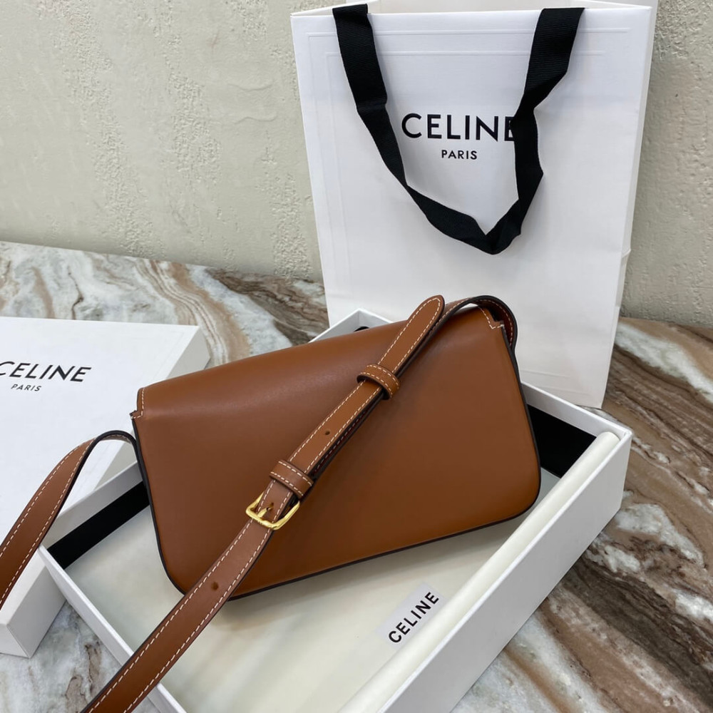 Celine Shoulder Bag Claude In Shiny Calfskin 194143