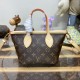 Louis Vuitton Monogram Canvas Neverfull BB Natural Strap