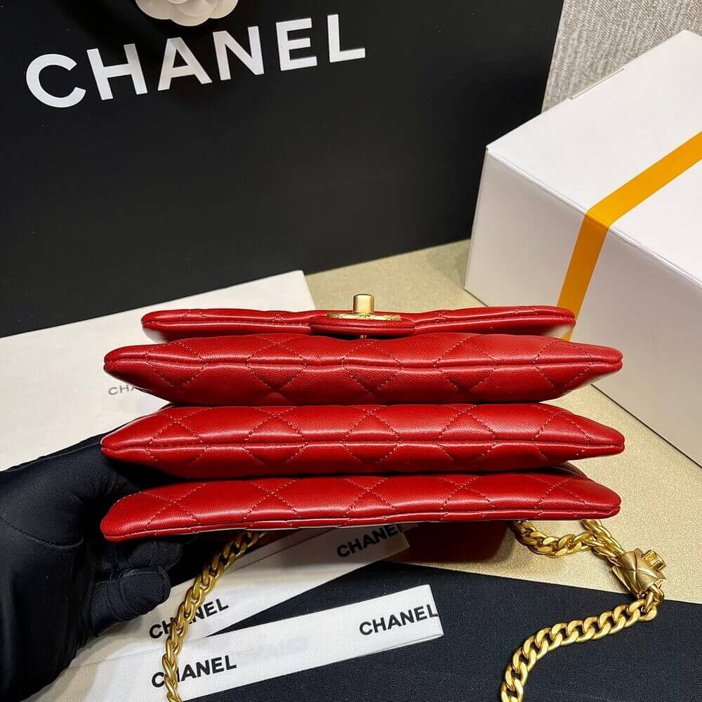 Chanel Lambskin Small Flap Bag AS3393