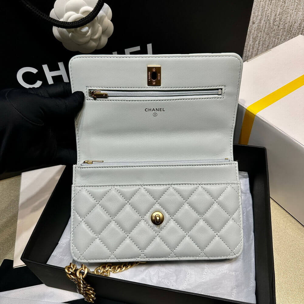 Chanel Camellia Crush Wallet On Chain Lambskin AP3297