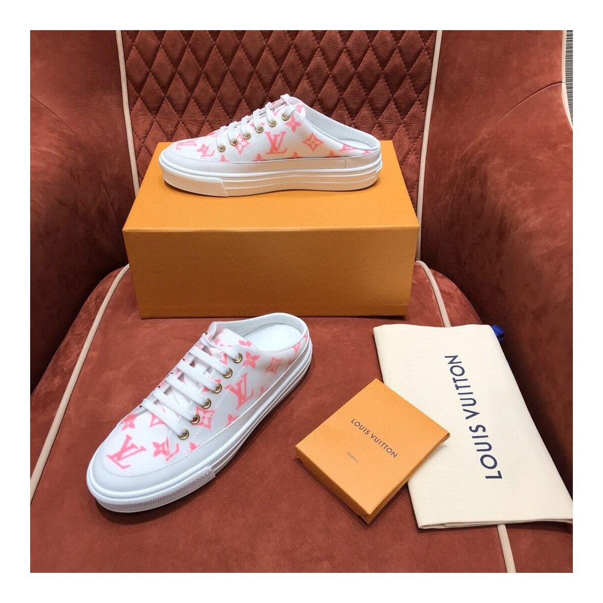 Louis Vuitton Stellar Open Back Sneaker 1A65YG