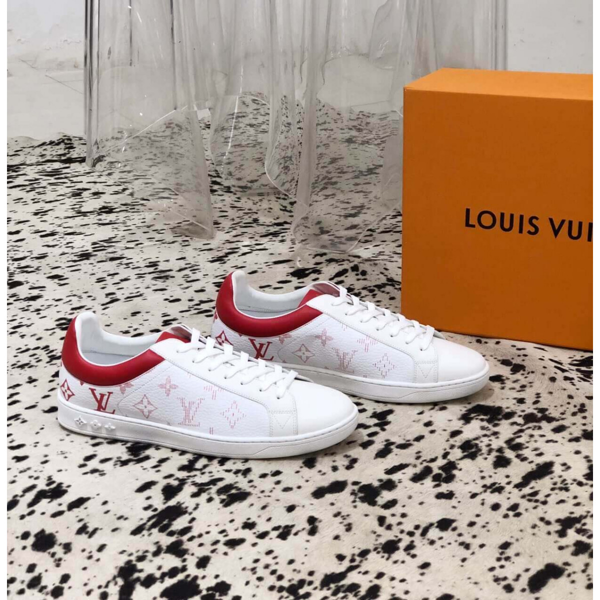 Louis Vuitton Frontrow Sneakers 1A6419 Red