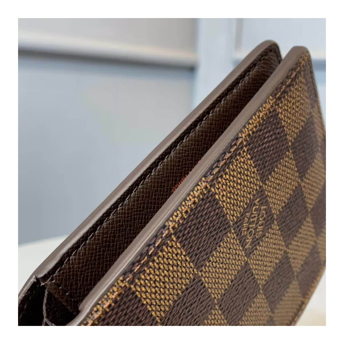 Louis Vuitton Damier Ebene Canvas Multiple Wallet N60895