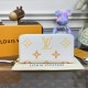 Louis Vuitton Monogram Empreinte Gradient Zippy Wallet M82206 Beige Yellow