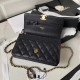 Chanel Grained Calfskin Wallet on Chain AP3019