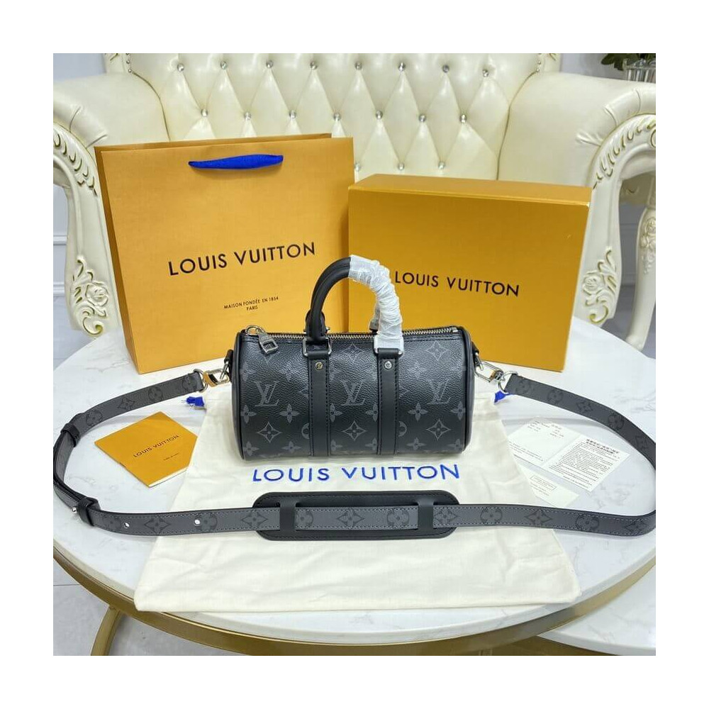 Louis Vuitton Monogram Eclipse Keepall XS M45947