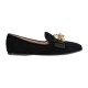 Gucci Velvet Etoile Pearl Embellished Loafers 474491