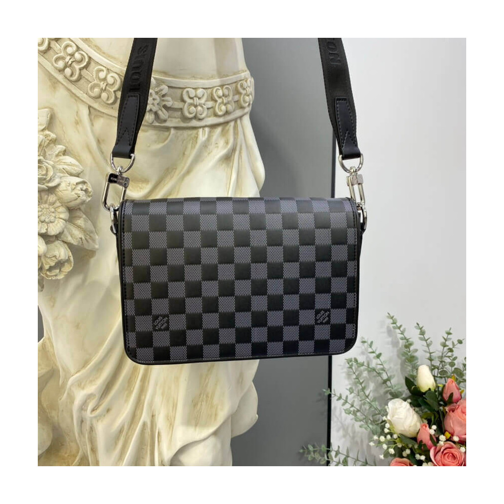 Louis Vuitton Onyx Damier Infini Leather Studio Messenger N50007