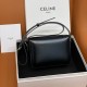 Celine Teen Triomphe Bag In Shiny Calfskin 188423