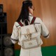 Gucci Backpack with Interlocking G Oatmeal Leather 674147