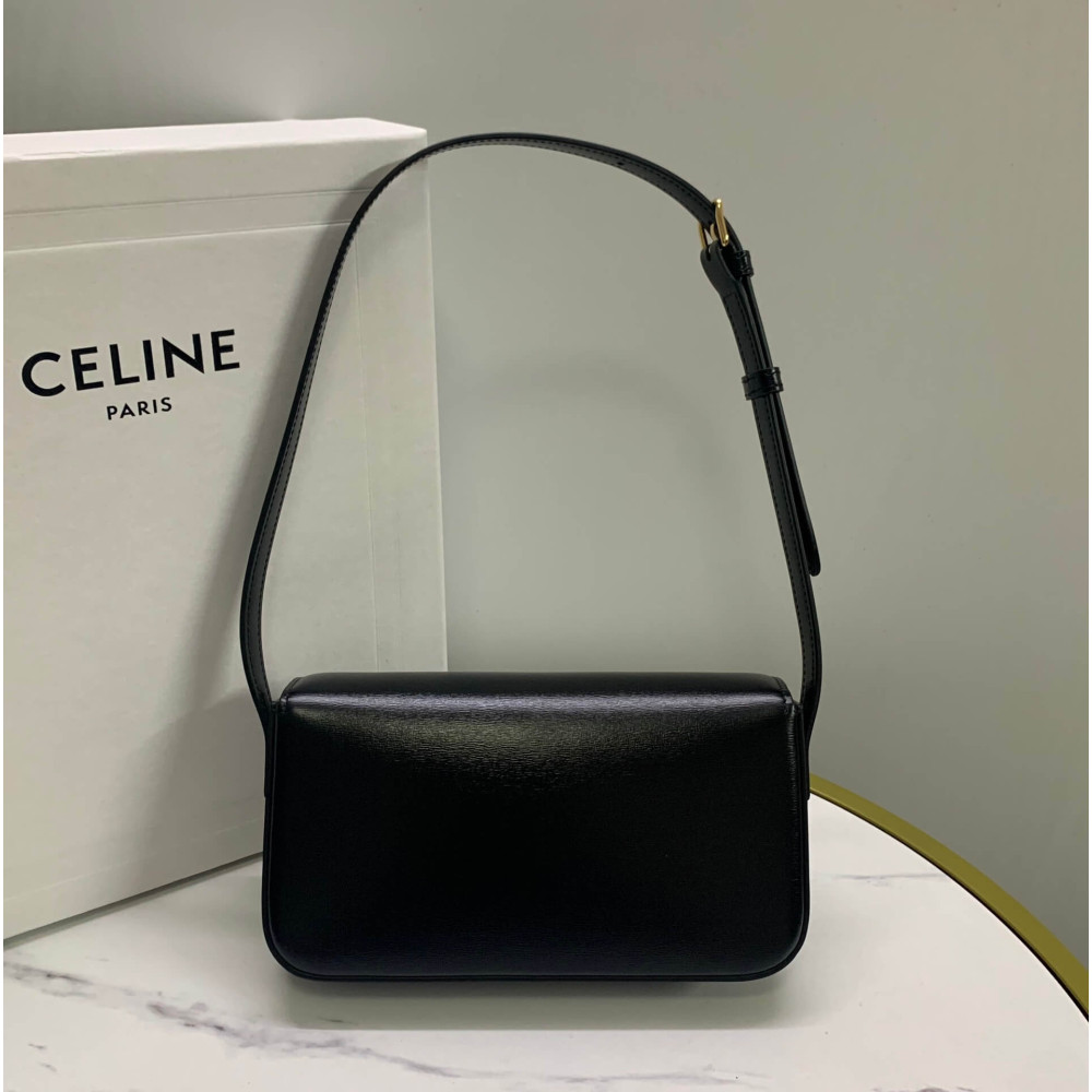 Celine Shoulder Bag Claude In Shiny Calfskin 194143