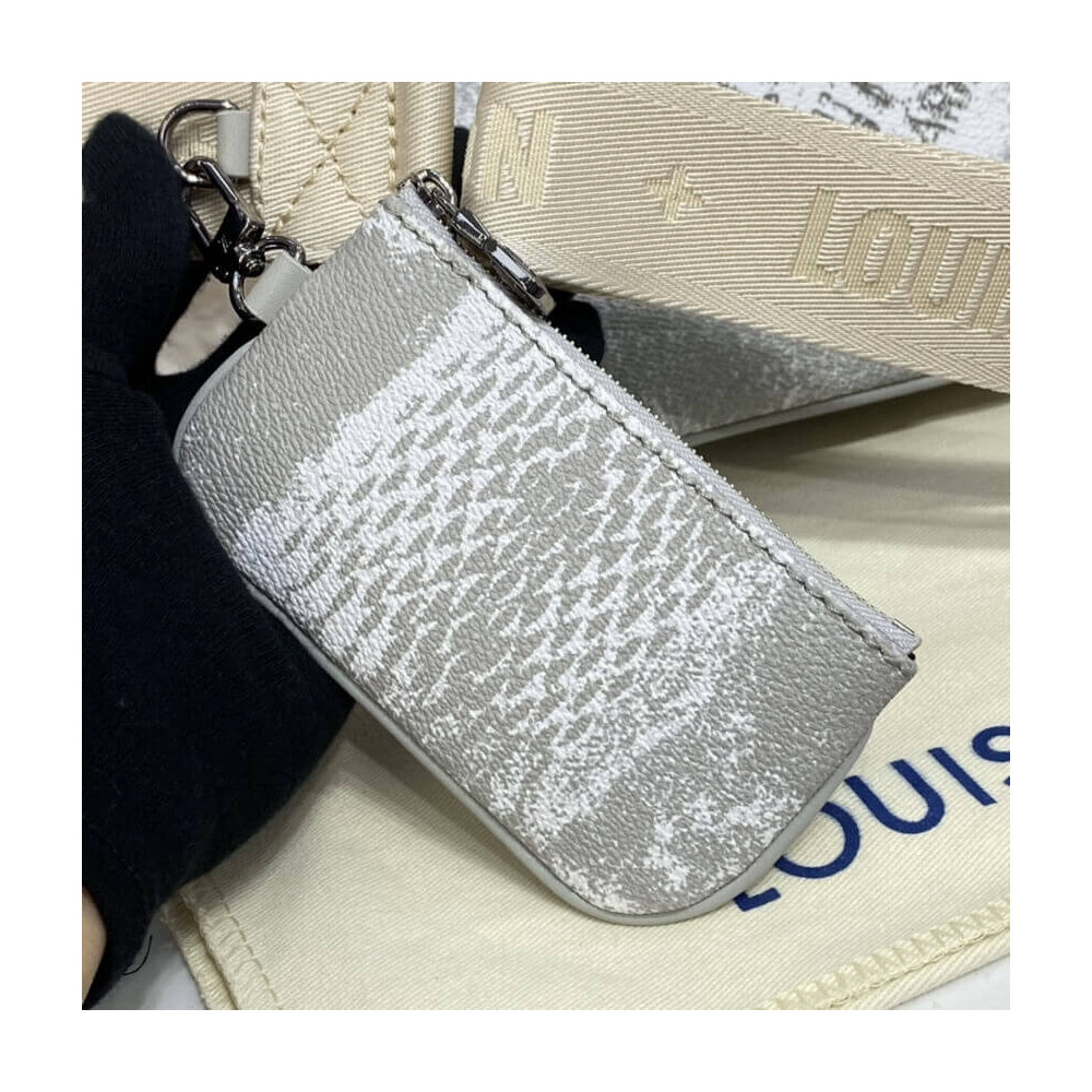 Louis Vuitton Damier Salt Canvas Trio Messenger N50068