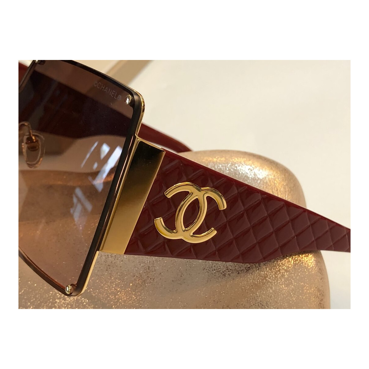 Chanel Rectangle Sunglass 4813