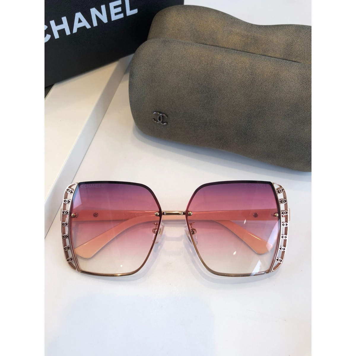 Chanel Rectangle Sunglass 71613