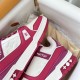 Louis Vuttion LV Trainer Sneaker Fuchsia 1ABOF4