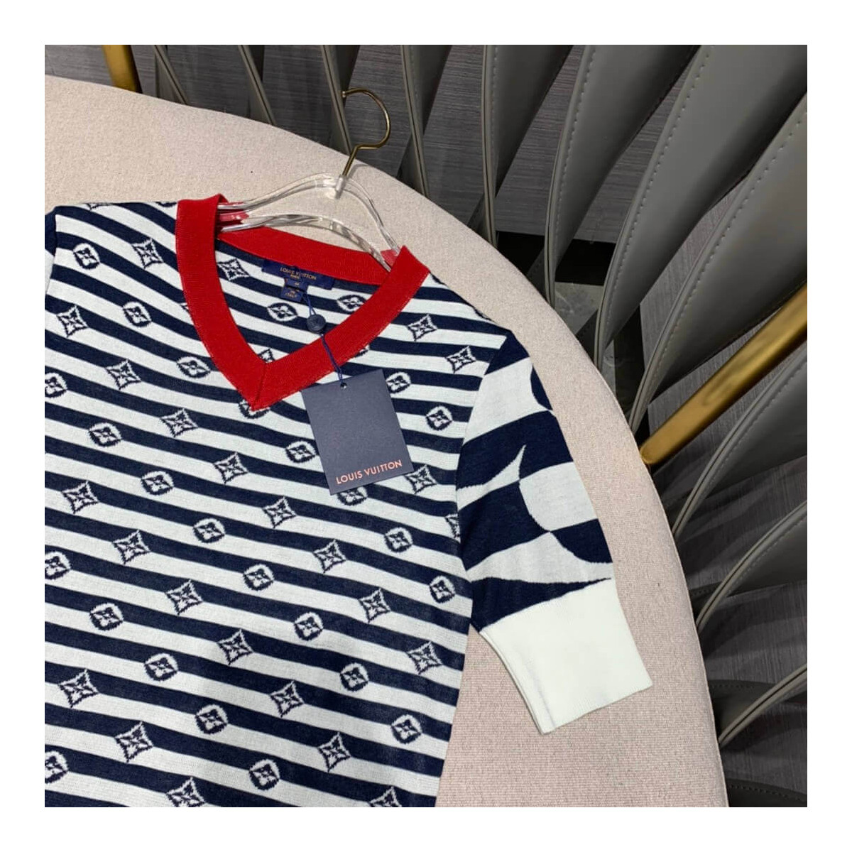 Louis Vuitton LV Escale Sailor Style Dress 1A7TH3