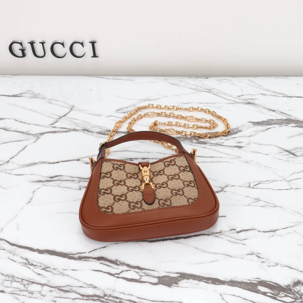 Gucci Jackie 1961 Crystal GG Mini Shoulder Bag 675799