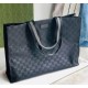 Gucci GG Guccissima Black Nylon Tote Bag 449176