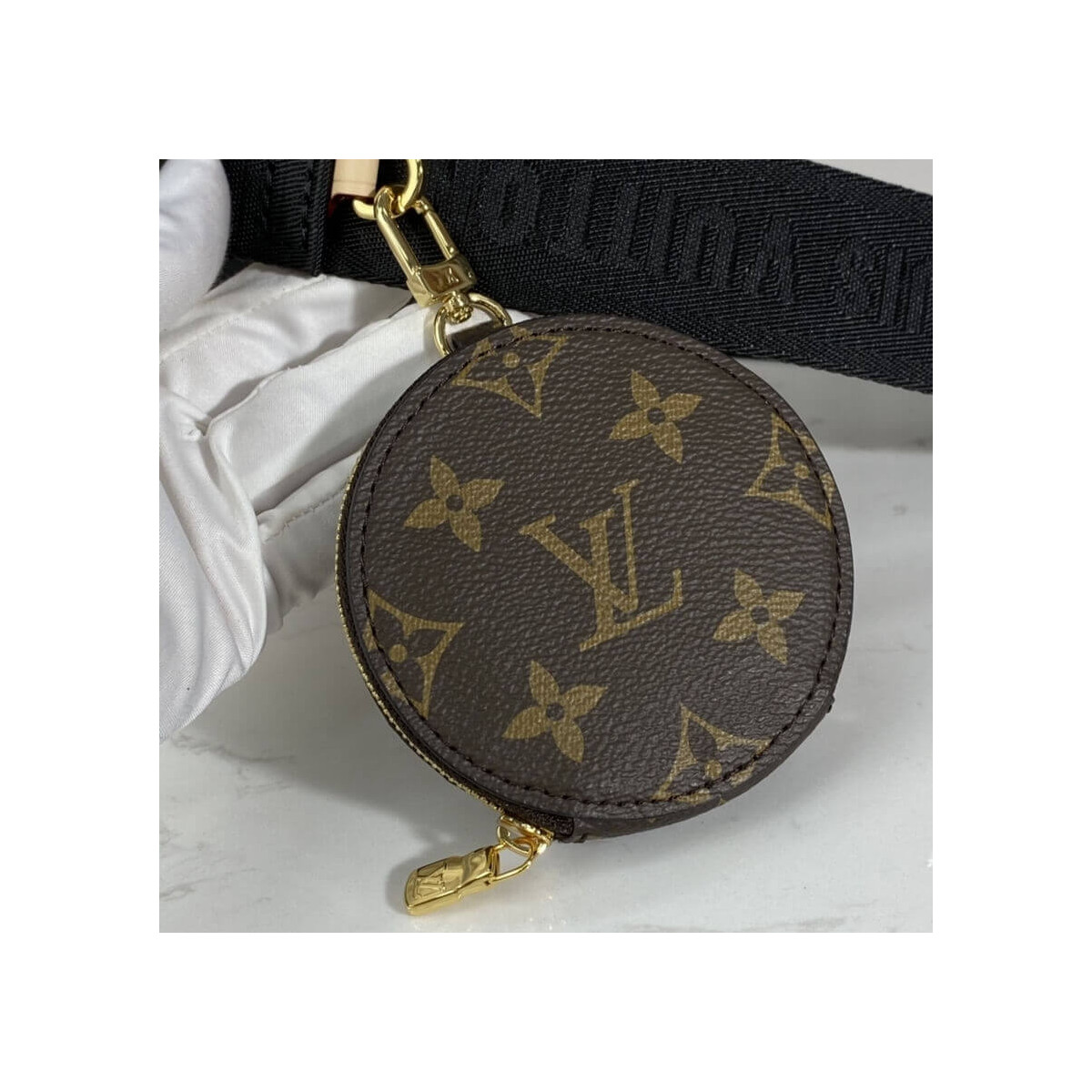 Louis Vuitton Pochette Bandouliere Multi Strap J02487 Black