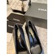 Chanel Lambskin &amp; Grosgrain 8.5cm Heel Pumps G35536