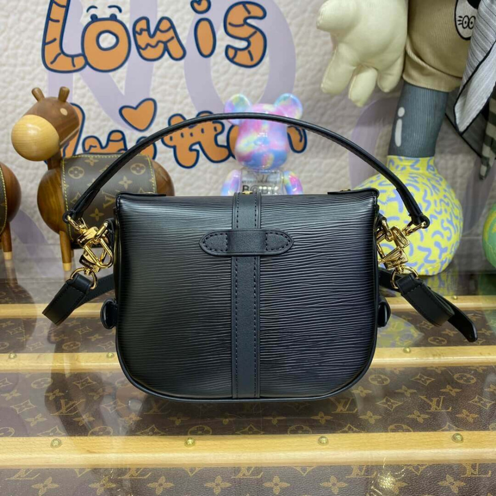 Louis Vuitton Epi Leather Saumur BB Bag M23469 Black