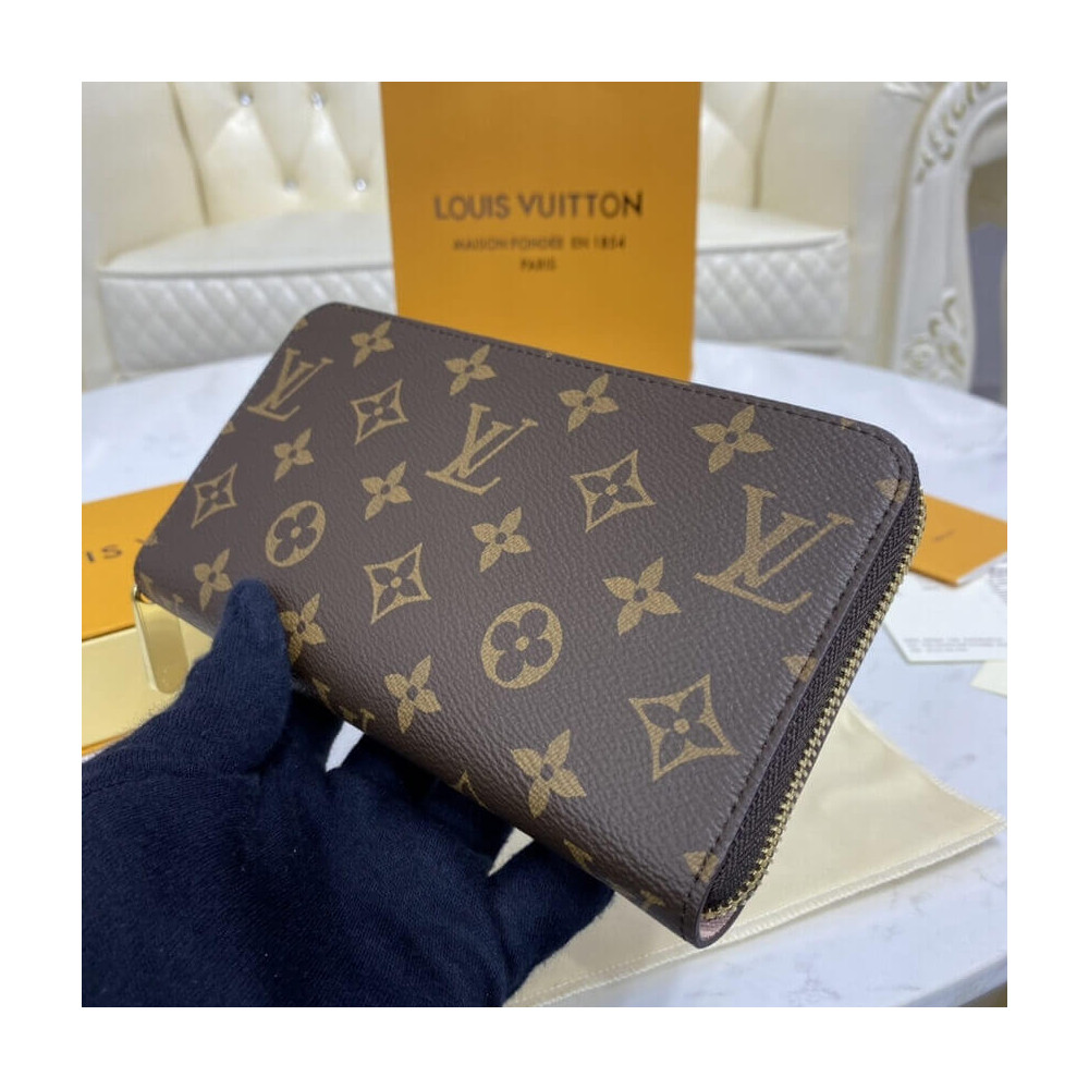 Louis Vuitton Monogram Zippy Wallet M41894 Pink