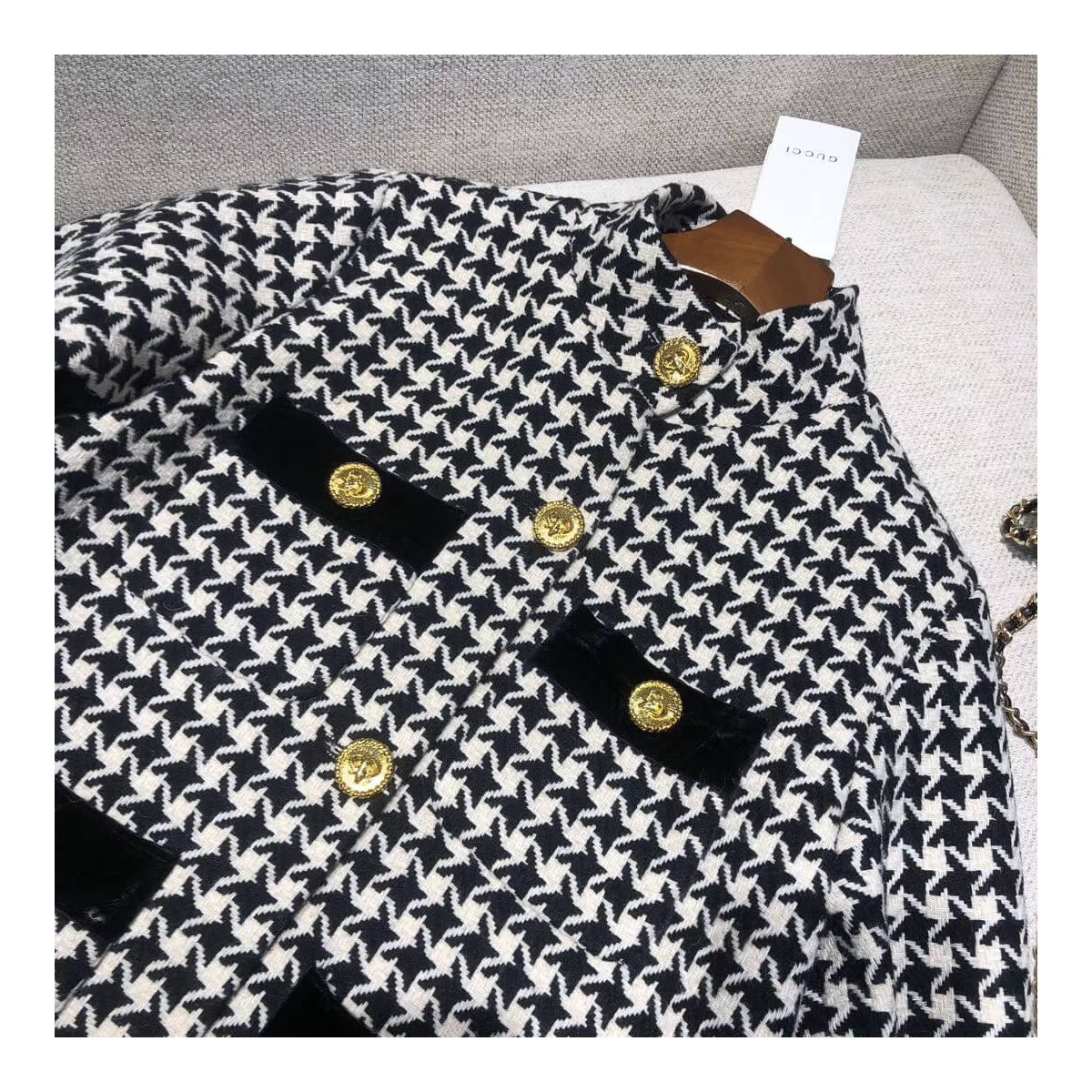 Gucci Houndstooth Jacket 582481