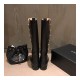 Chanel Calfskin CC Turn Lock High  Boots 37849