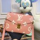 Louis Vuitton Monogram Empreinte Pochette Metis M46302 Pink/Cream