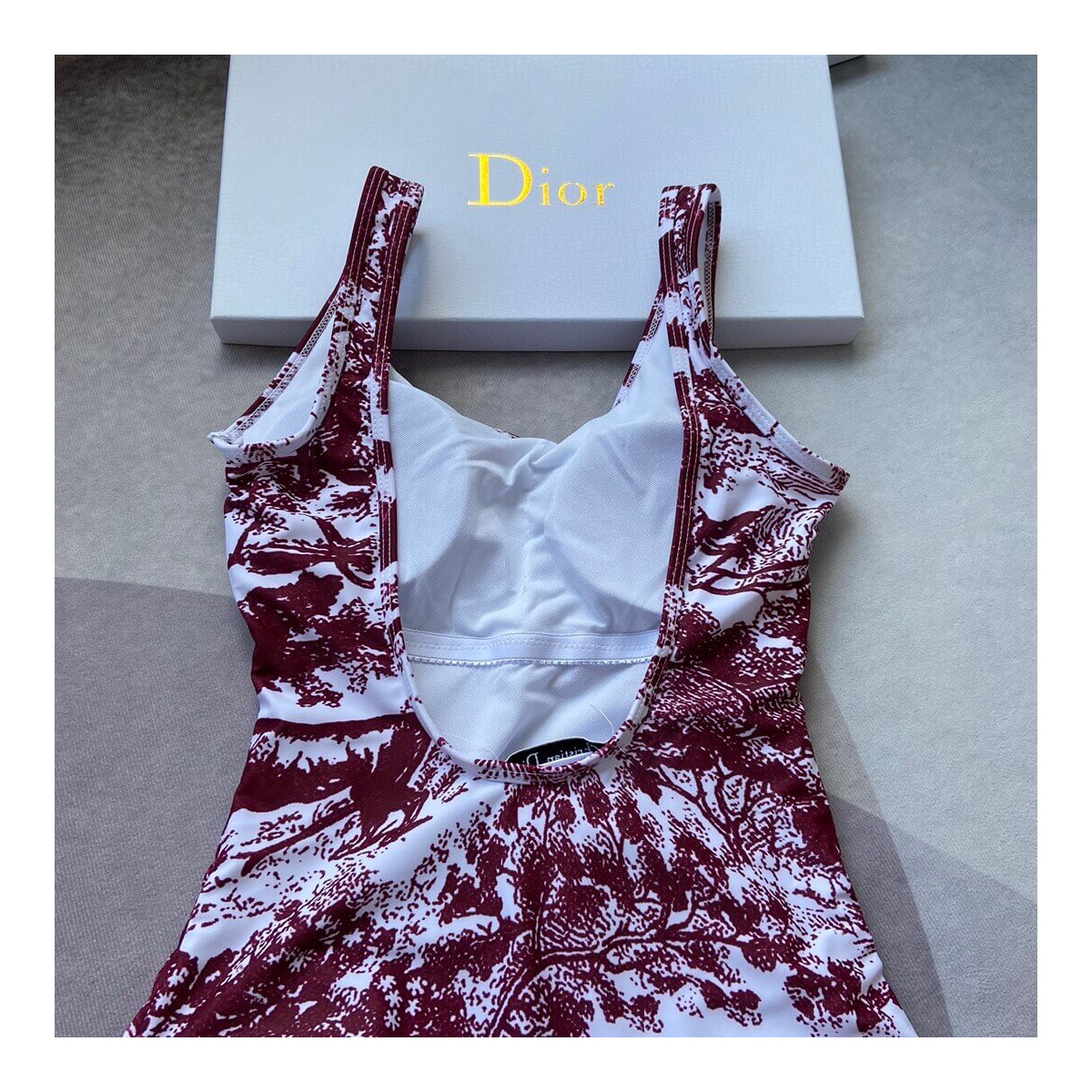 Christian Dior Animal Plant One Piece Swimsuit 259471