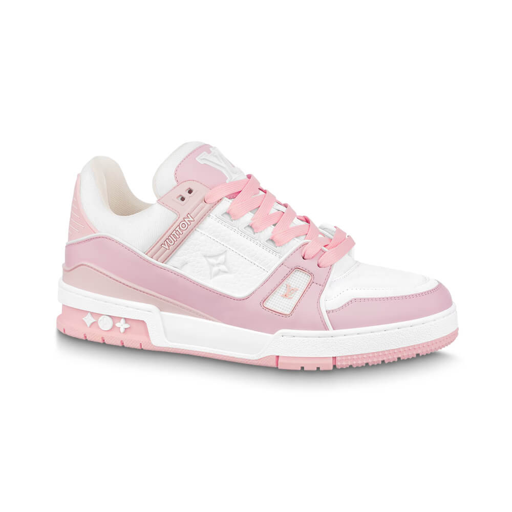 Louis Vuttion LV Trainer Sneaker Pink 1ABOEK