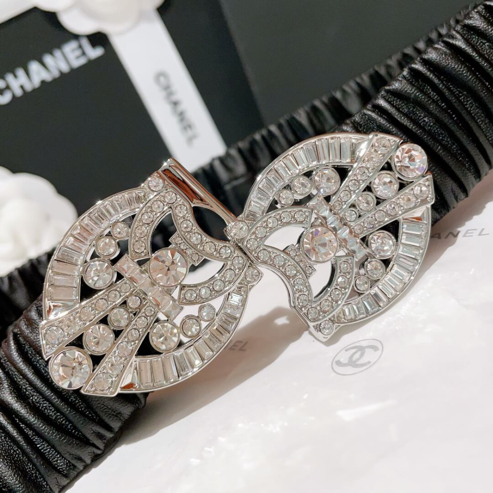 Chanel Elastic Waistbelt Black AA9012