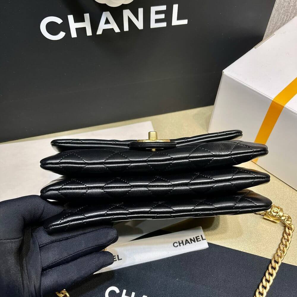 Chanel Lambskin Small Flap Bag AS3393