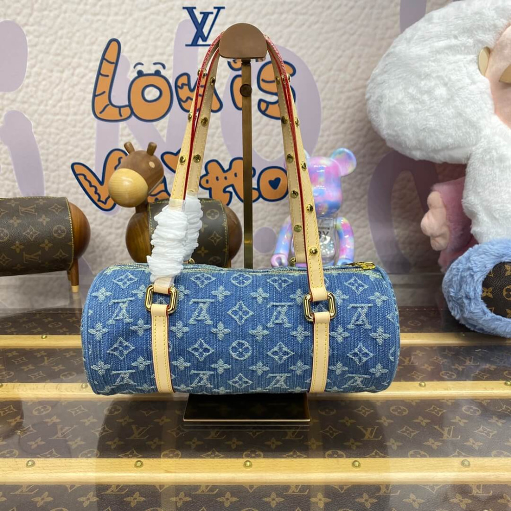 Louis Vuitton Monogram Denim Papillon Bag M46830