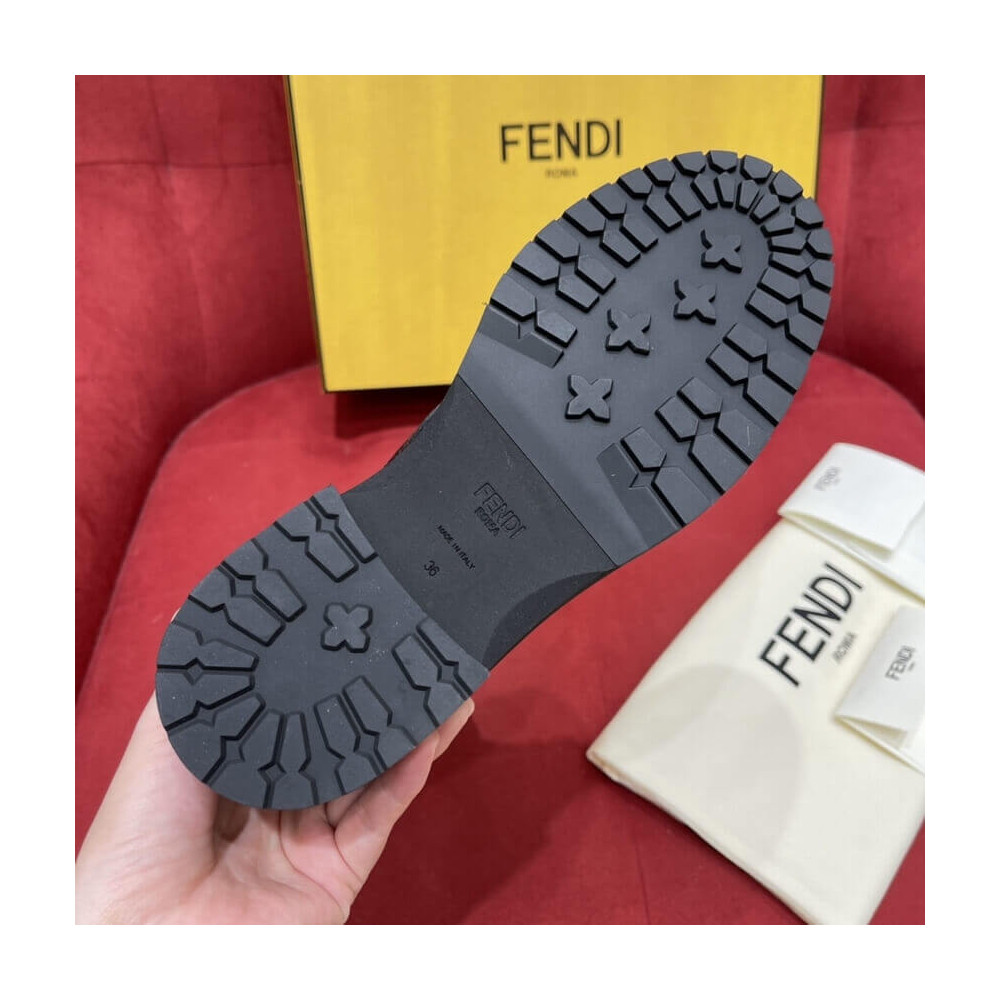 Fendi Rockoko Chelsea Sock Combat Boot