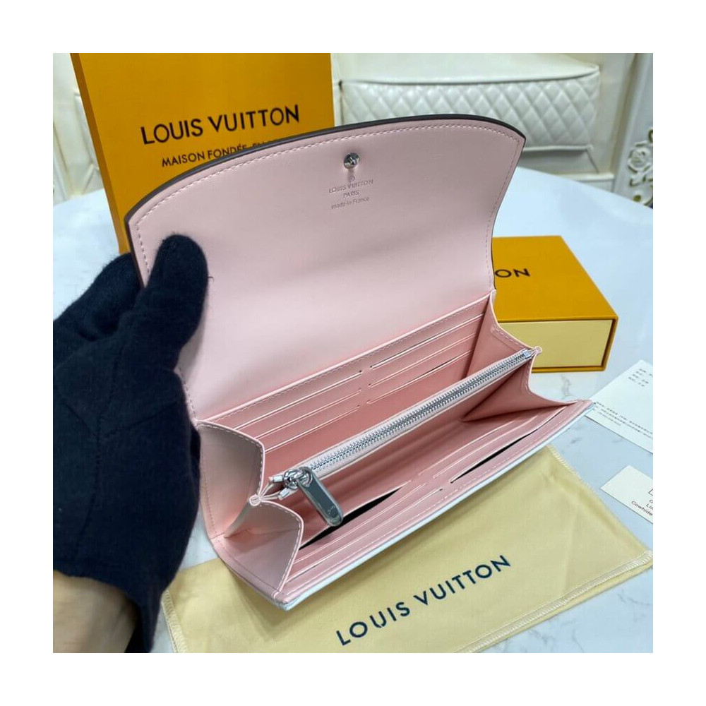 Louis Vuitton Iris Wallet in Pink Gradient Mahina Perforated Leather M60143